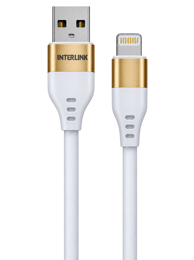 INTERLINK X-MAX 12W Lightning Data &amp; Charging Cable for iPhone