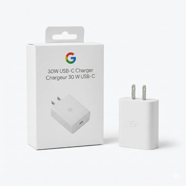 Google Pixel 30W USB-C Charger – Fast Charging Power Adapter