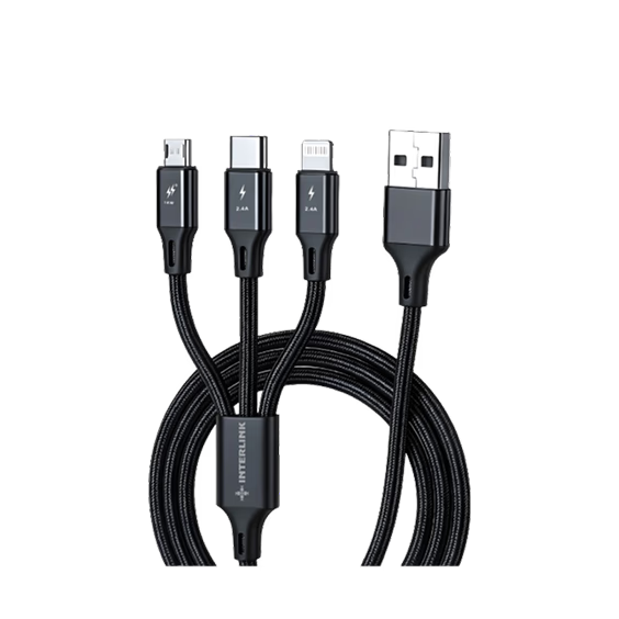 I-301 Powerline 3-in-1 Fast Charging Cable